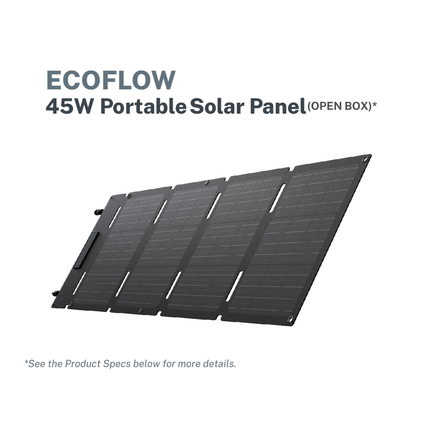 EcoFlow 45W Portable Solar Panel (Open Box)