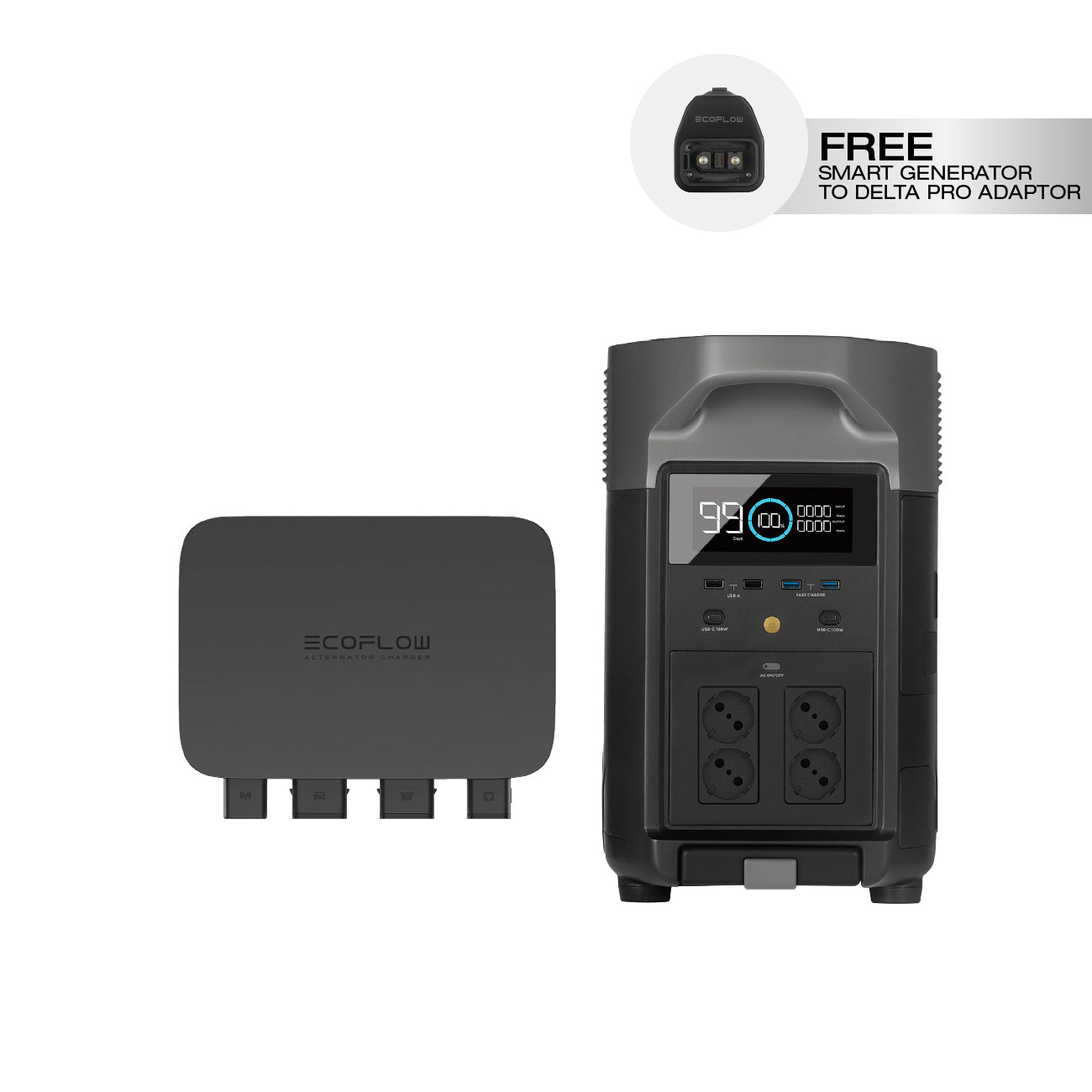 EcoFlow 800W Car Alternator Charger