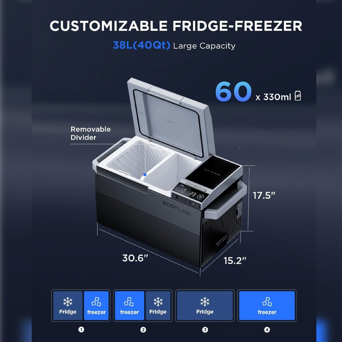 EcoFlow GLACIER Portable Refrigerator