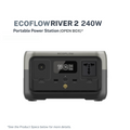 EcoFlow RIVER 2 240W Power Station (Open Box)