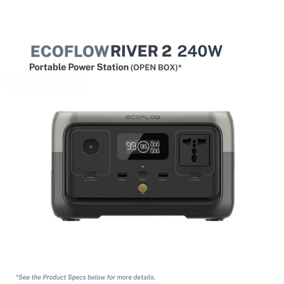 EcoFlow RIVER 2 240W Power Station (Open Box)